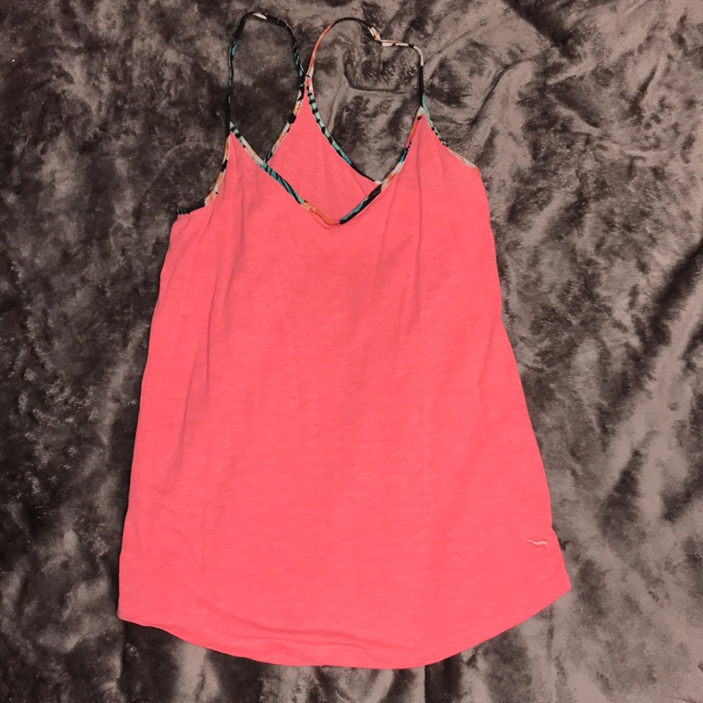 VS PINK HEATHER PINK TANK TOP
